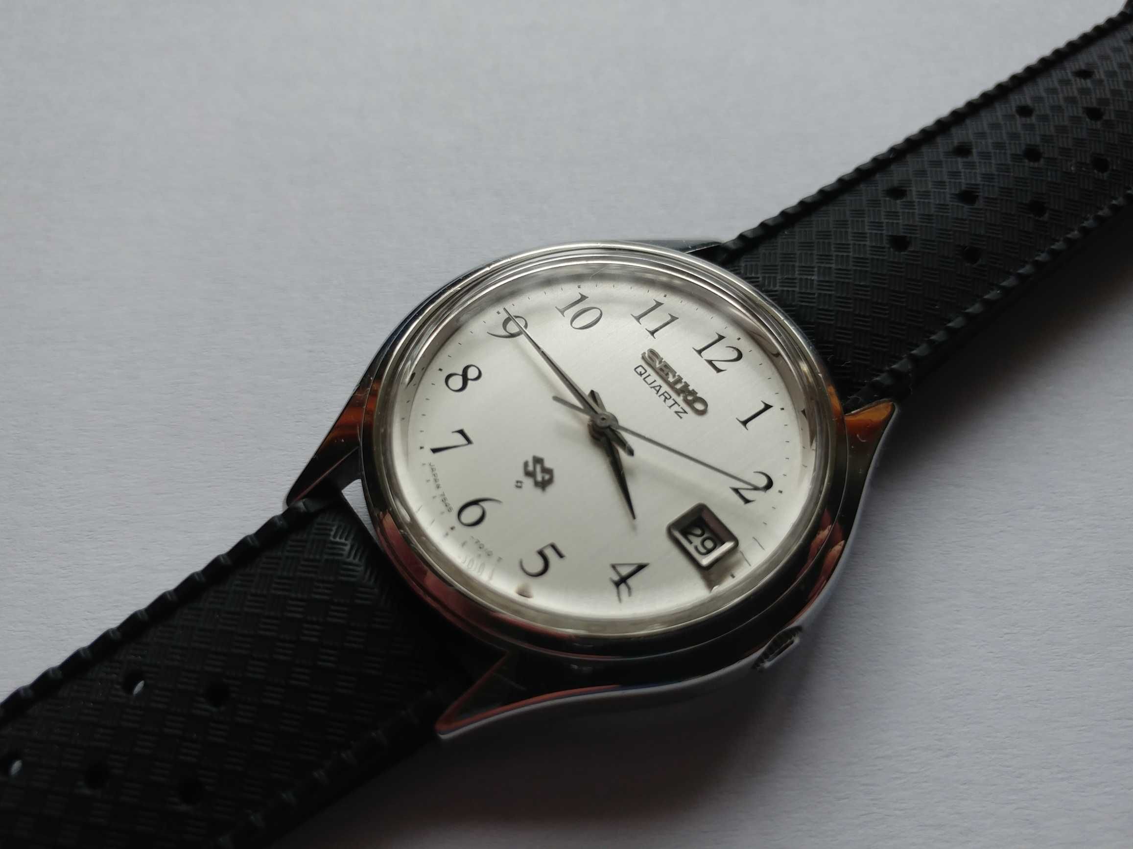 Seiko SQ Quartz mechanizm 7545 styl koperty 7000 z Lipca 1978r Suwa