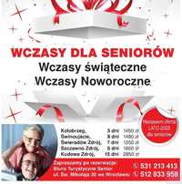 Święta Sylwester dla seniorów w górach, nad morzem