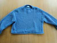 Sweter Bershka -M niebieski
