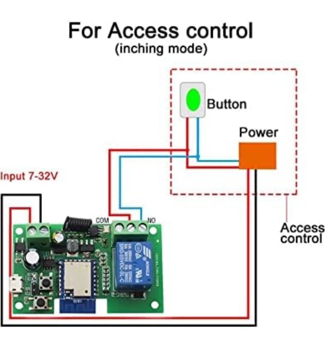 MHCOZY Przełącznik przekaźników, bezprzewodowy WiFi