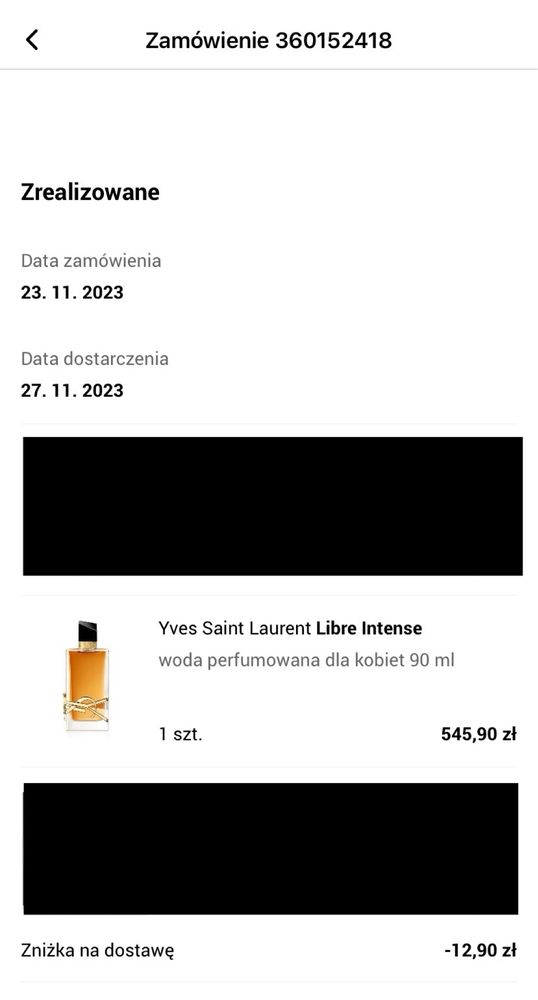 YSL Yves Saint Lauren Libre EAU De Parfum Intense 90 ml