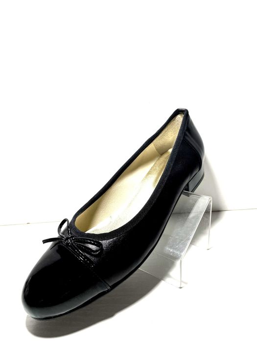 Baleriny czarne Brenda Zaro skóra naturalna R.36.40
