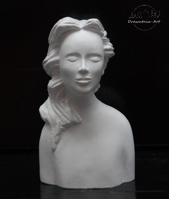 Popiersie gipsowe głowa kobiety do utwardzania utwardzanie