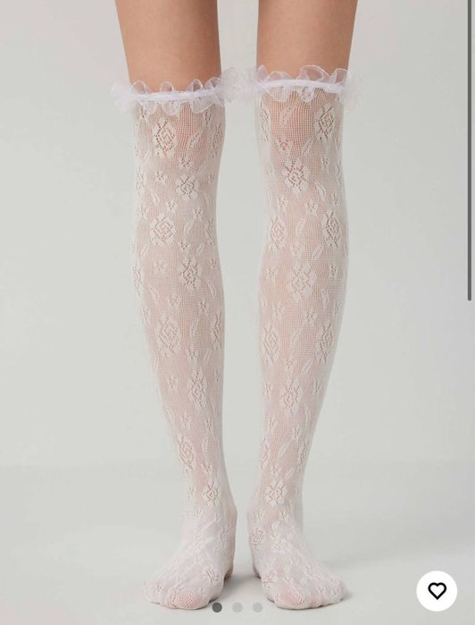 Чулки с рюшками