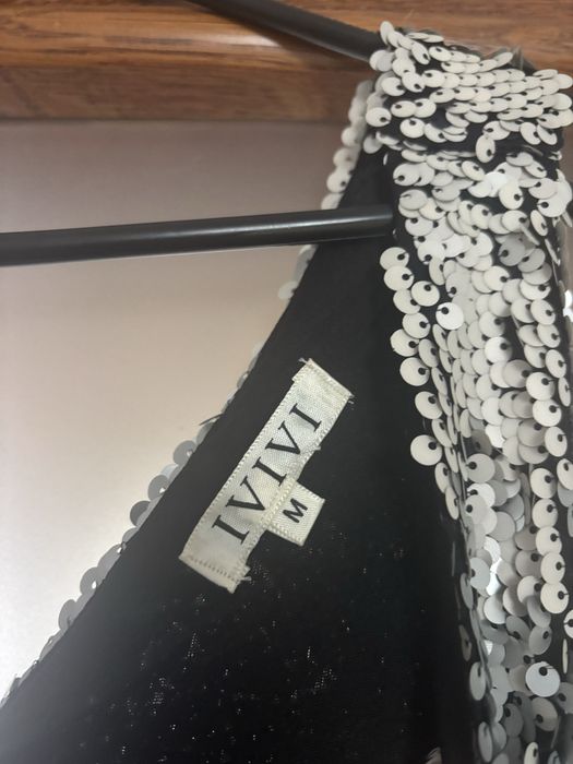 Sukienka damska cekinowa S/M błyszcząca andrzejkowa / sylwestrowa