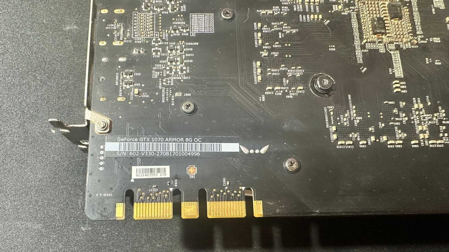MSI GeForce GTX 1070 8 gb неробоча