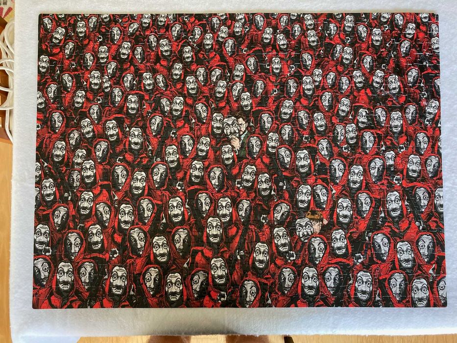 Puzzle Casa de Papel para quadro