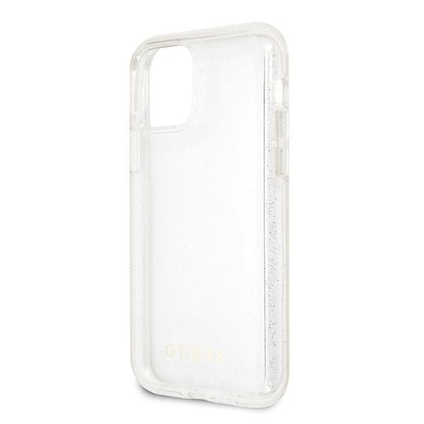 Guess Guhcn65Pcglsi Iphone 11 Pro Max Srebrny/Silver Hard Case Glitter