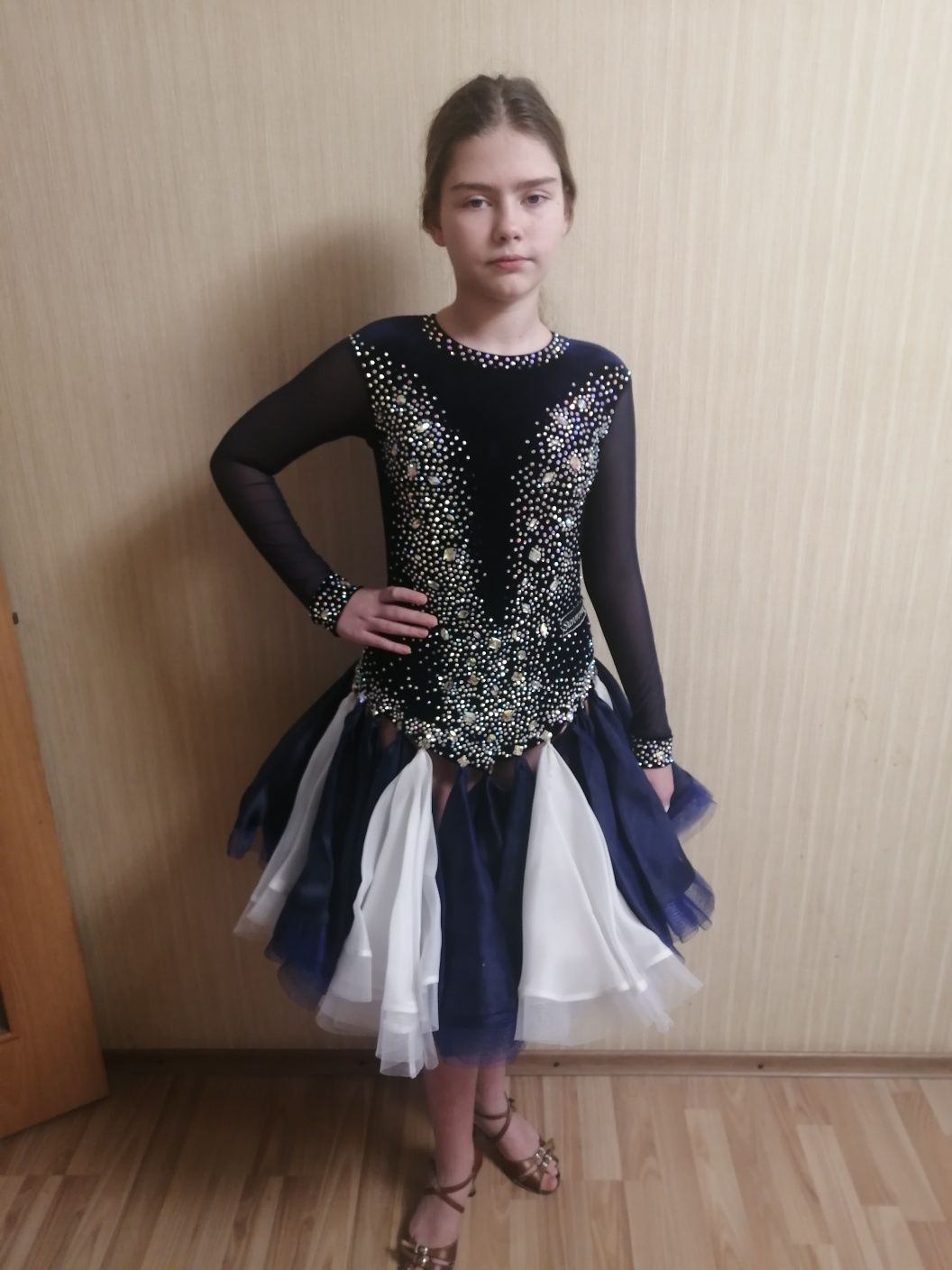 Платье Латина на девочку 11-12 лет