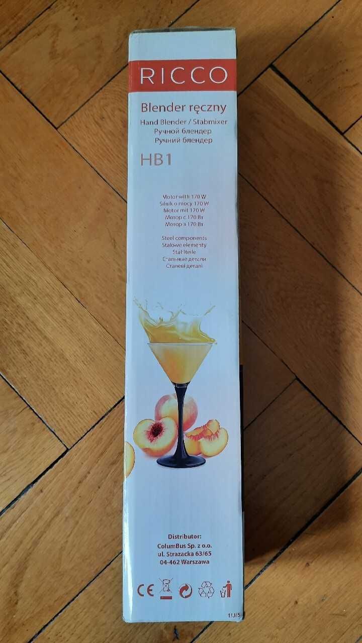 Blender ręczny Ricco czarny HB1 170W