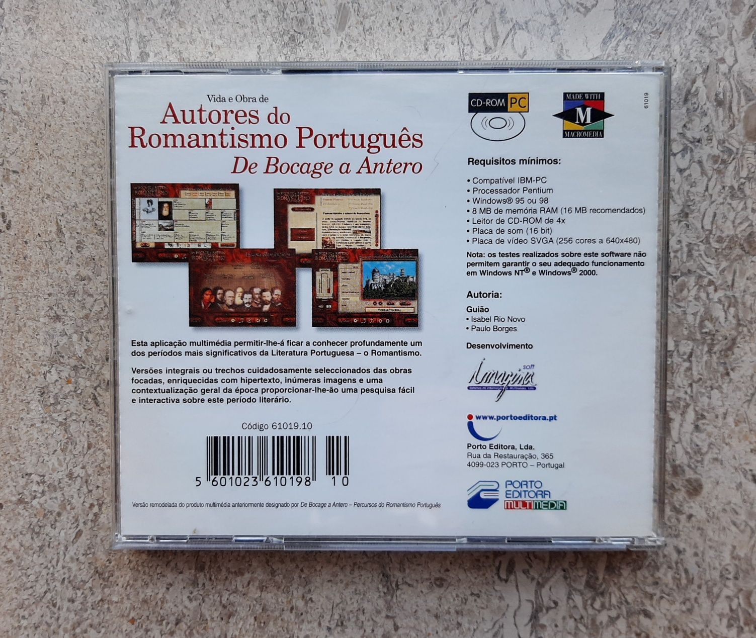 Autores do Romantismo Português CD-ROM