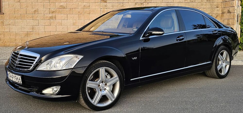 Mercedes-Benz Klasa S *V12*517KM*Niski Przebieg*Najbogatsza wersja*