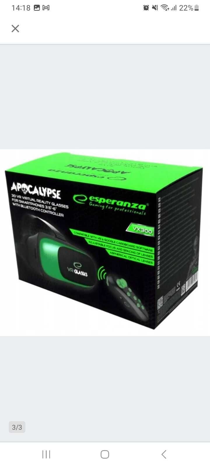 Okulary 3D esperanza