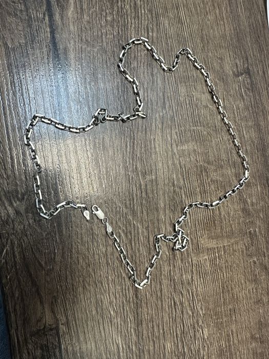 Серебряная цепочка якорная 925 пр 25 грамм