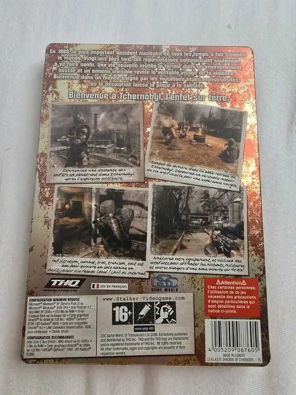 S.T.A.L.K.E.R. Shadow of Chernobyl Steelbook