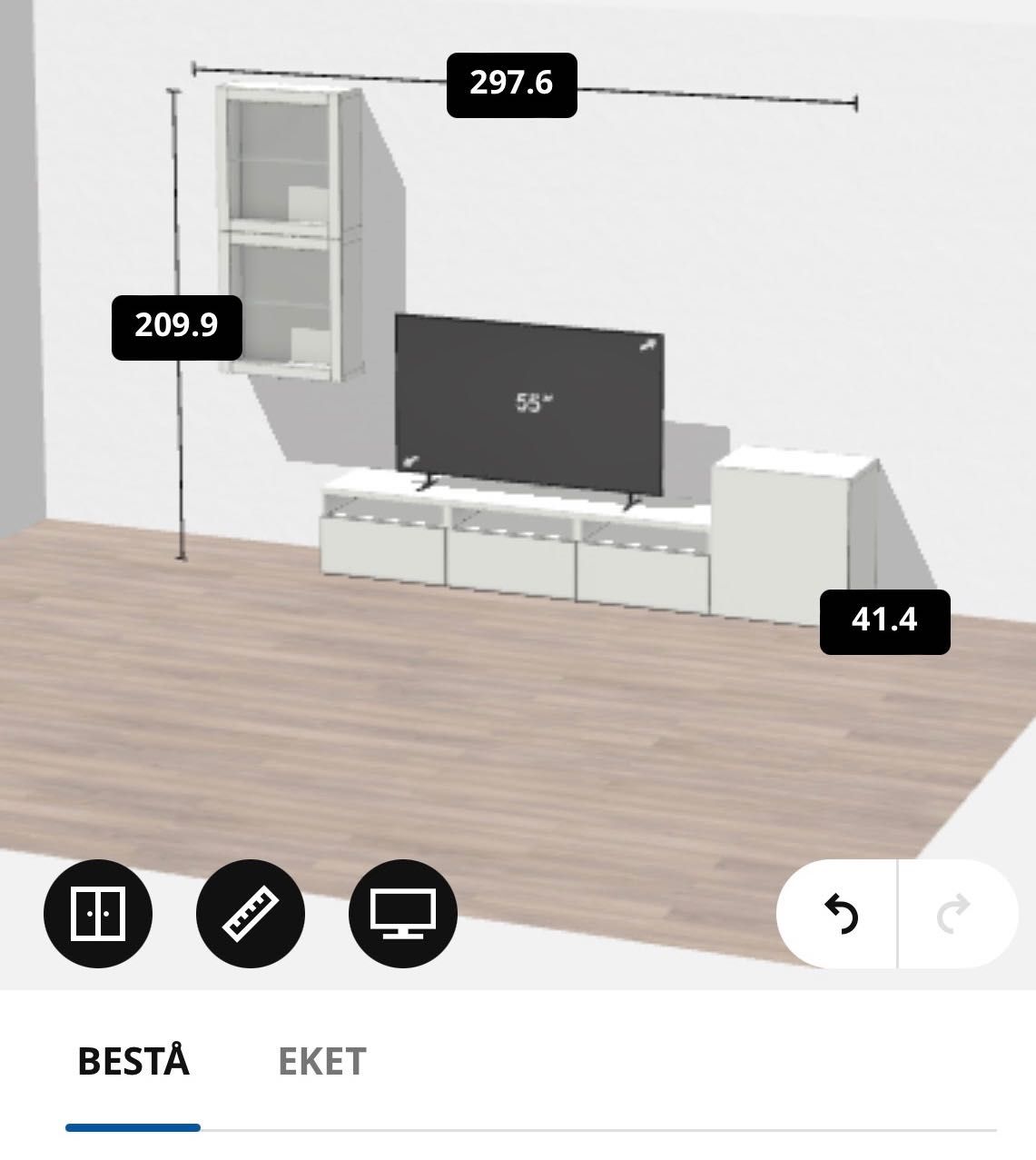 Móvel TV Besta Ikea