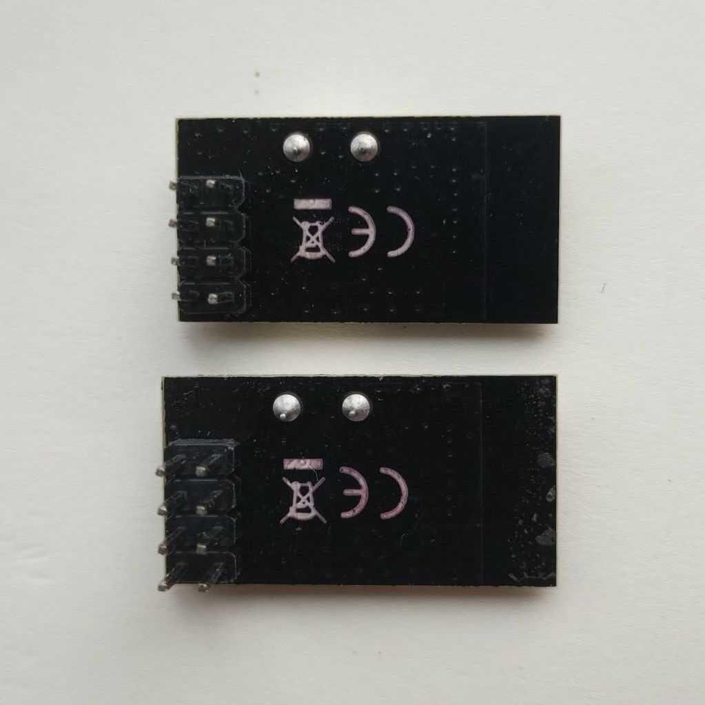 Комплект радио модулей 2,4 GHz nRF24L01 SPI DIP-8 pin с антенной