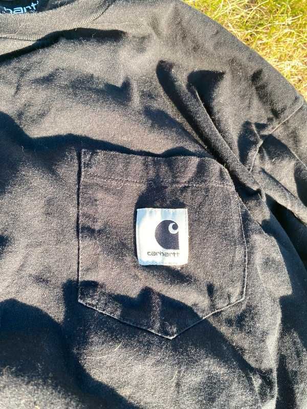Bluzka m, longsleeve Carhartt pocket XS S Czarny streetwear unisex