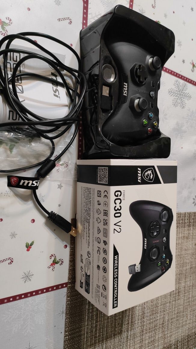 Gamepad Kontroler pad msi GC30 V2 czarny