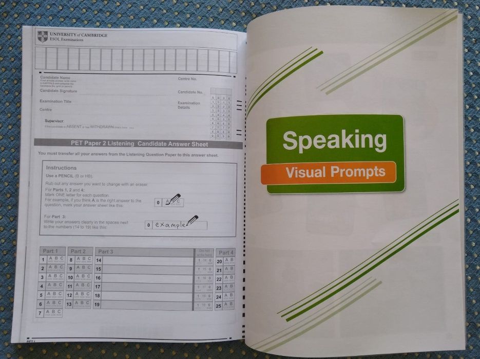 "PET for Schools: Practice Tests. Student's Book" - Como NOVO!
