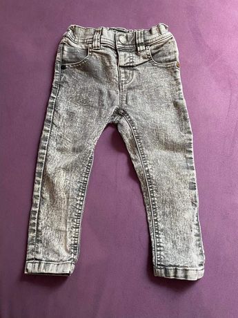 Jeansowe spodnie Next rozm. 86 cm