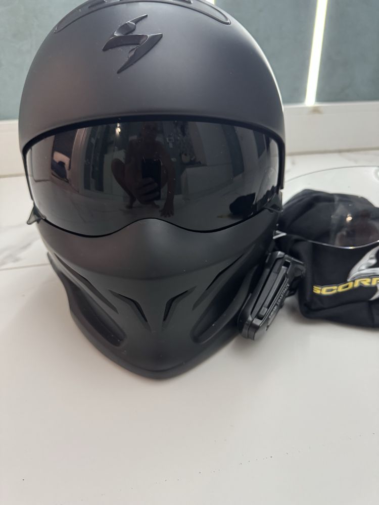 Мотошлем  L с гарнитурой Scorpion Exo Covert 3-in-1 Combat  с америки