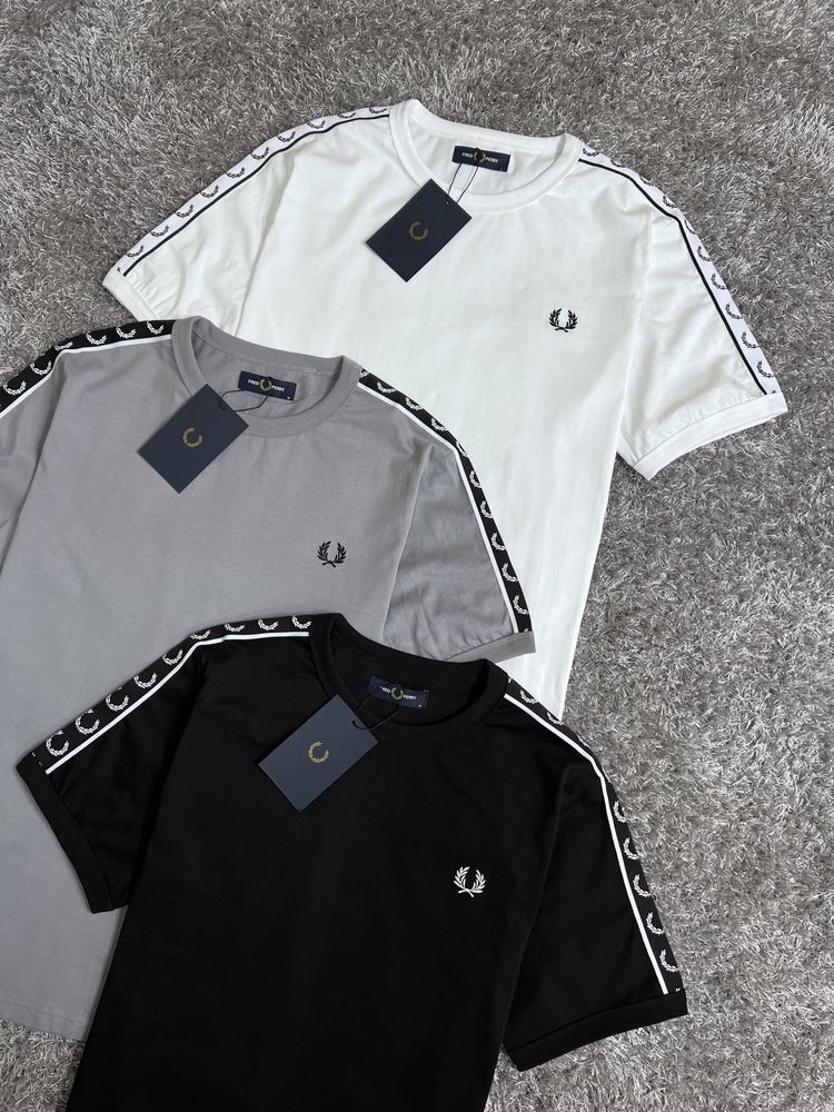 Футболка Fred Perry з лампасами Нові,всі розміри