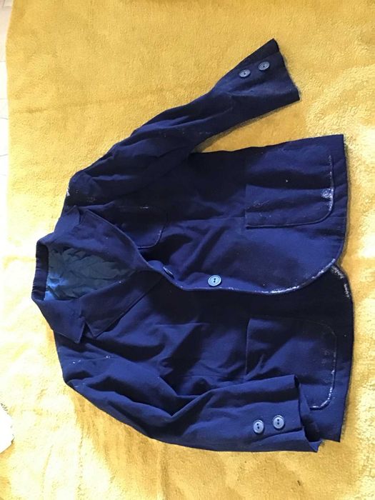 blazer antigo azul escuro tamanho s