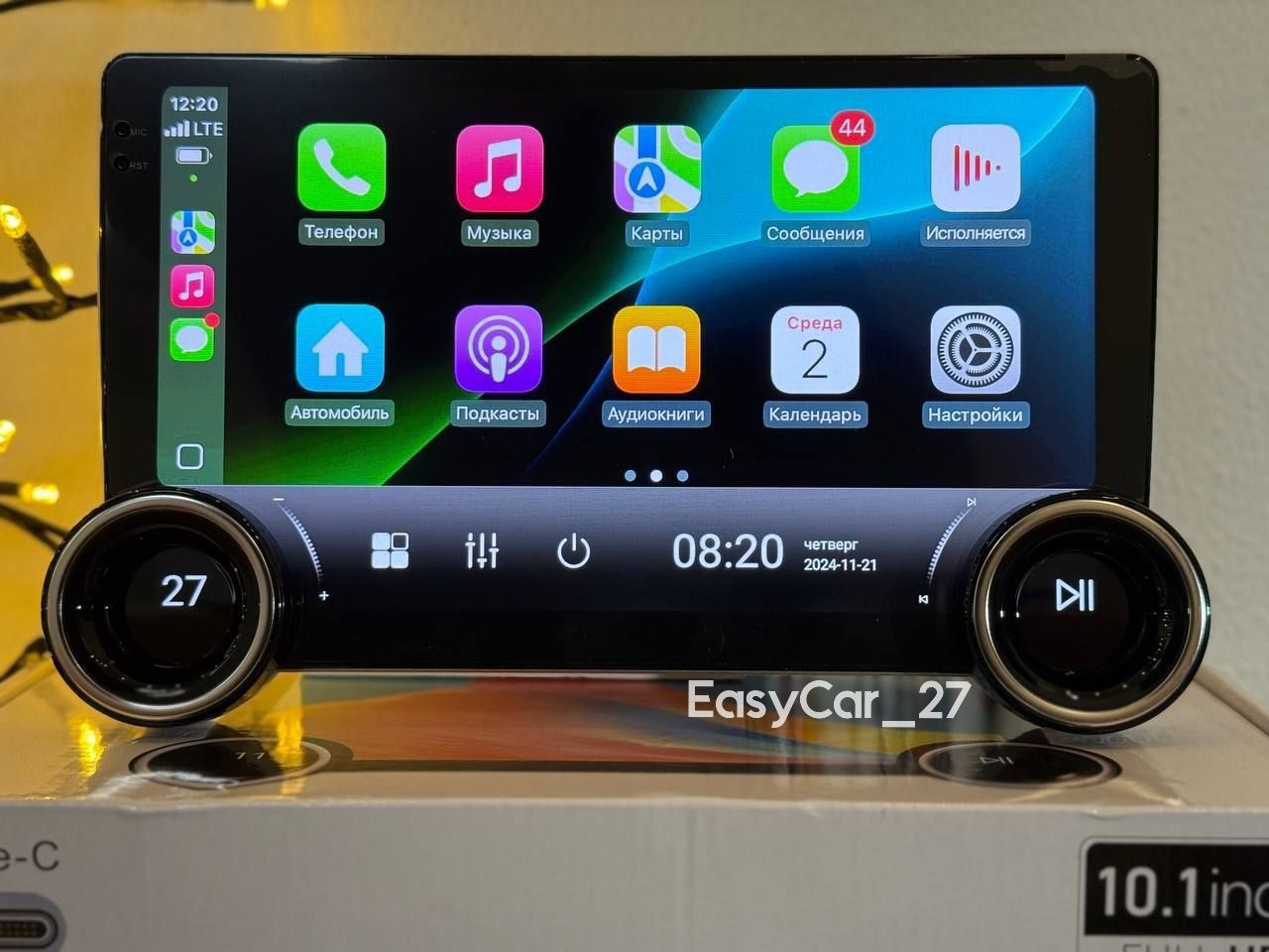 Магнитола 9/10" с Крутилками 4/64гб с Carplay Android Auto 2025 года