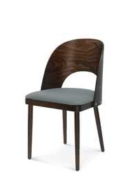 Krzesła krzesło Fameg ciemny brąz 2 sztuki