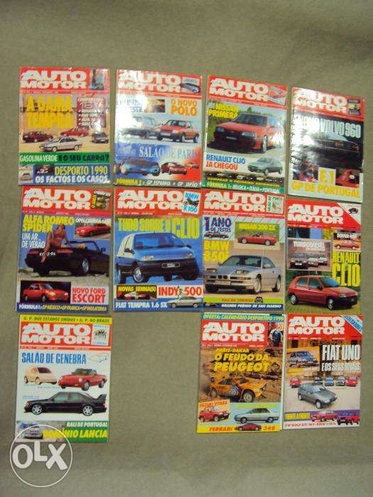 Revista AUTOMOTOR - 1ºs números (Ver Lista)