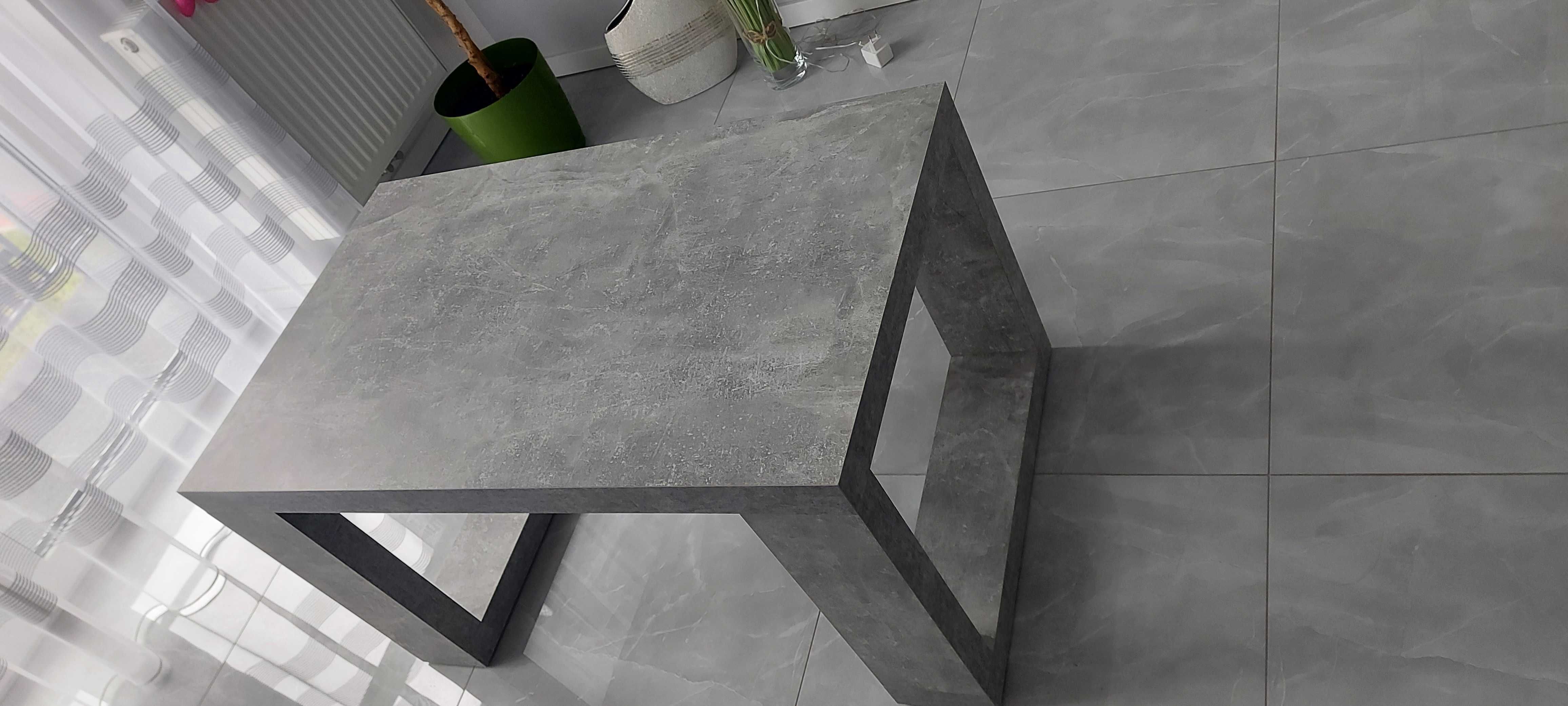 Stolik szary  beton jak Nowy 100x60 cm