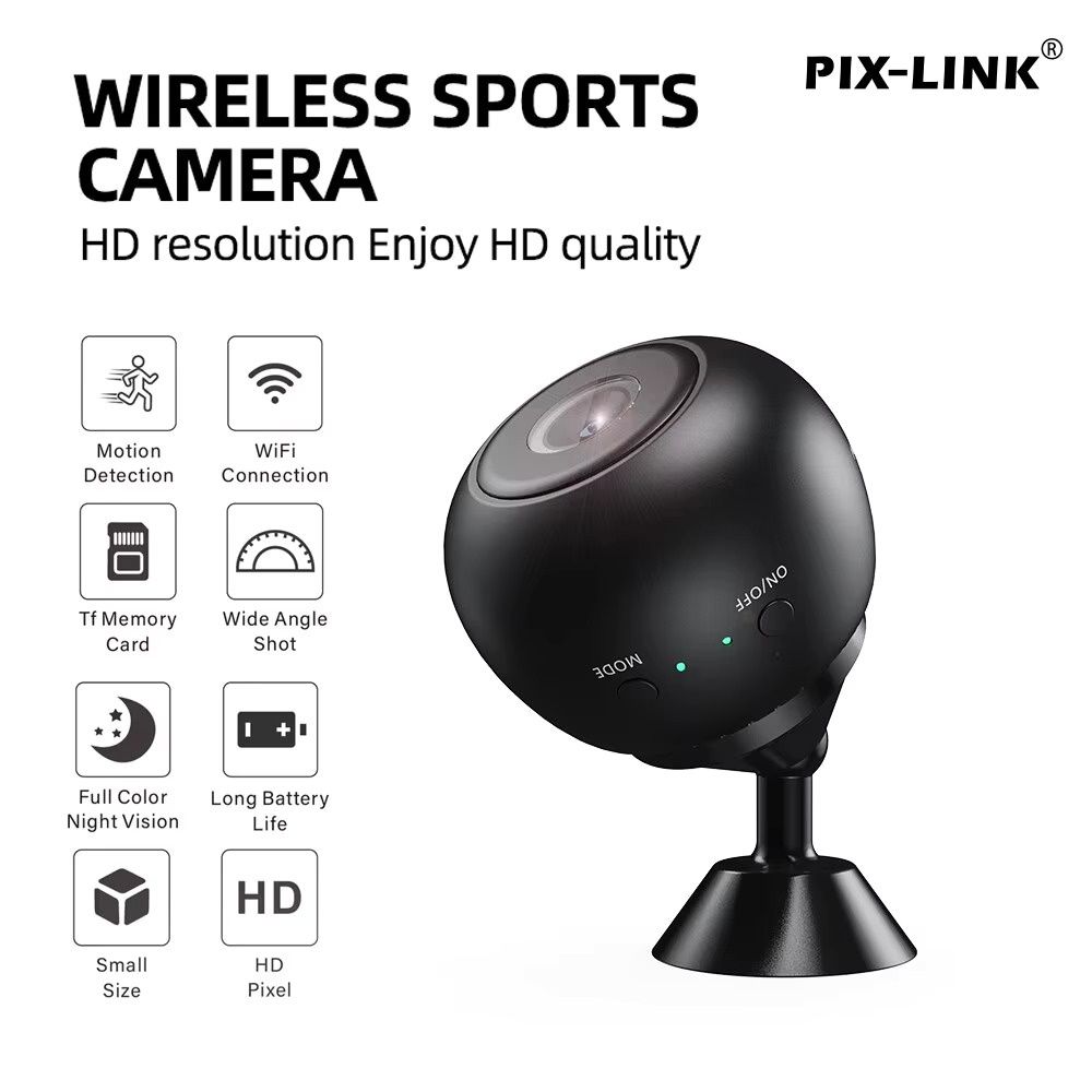 Mini Câmera Wifi IP 1080P A9 para vigilância sem fio e segurança