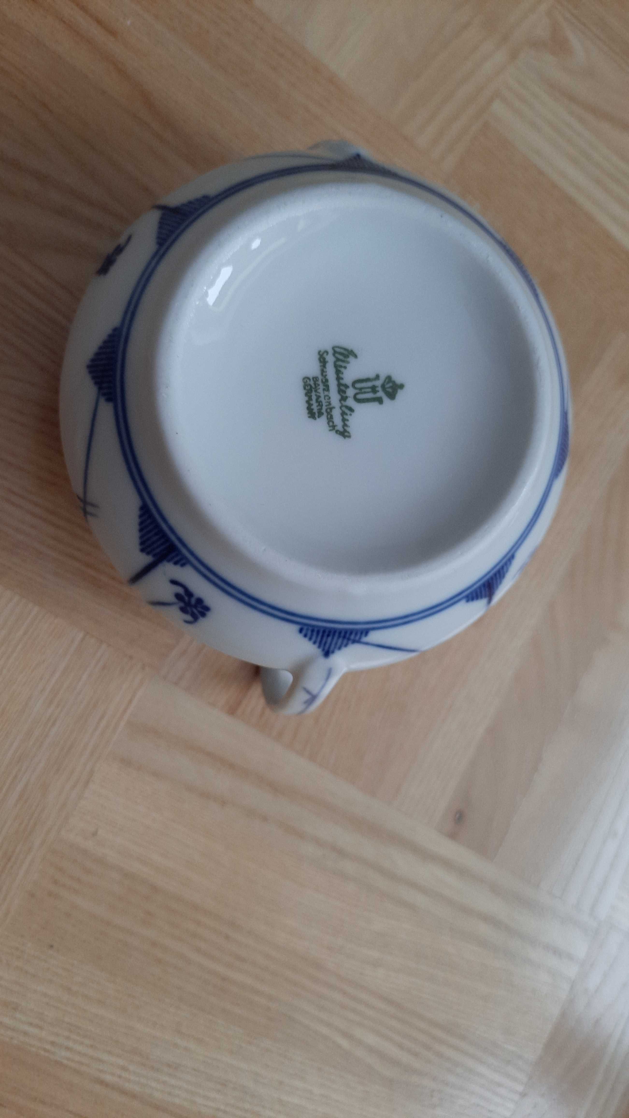 cukierniczka wzór słomkowy indisch blau