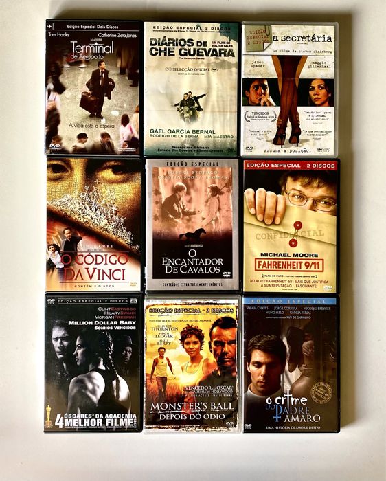 DVDs edições especiais 2 discos e de colecionador