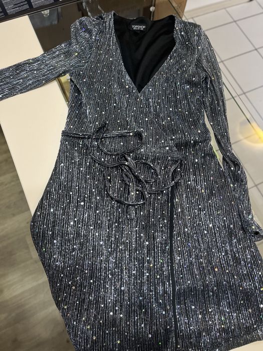 Сукня срібна від TOP SHOP