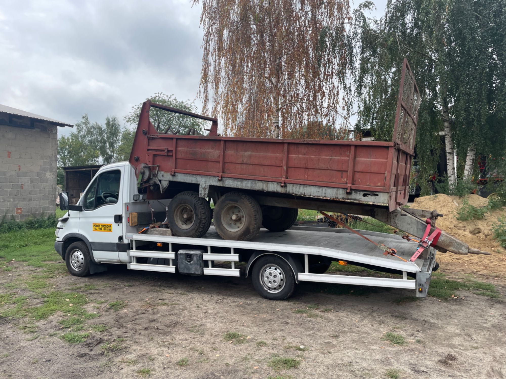 Usługi transportowe Pomoc Drogowa 24 laweta do 12T