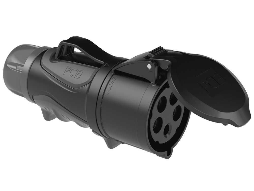 PCE 2153-6x Gniazdo siłowe 16A/400V 5P MIDNIGHT GRIP kablowe IP44