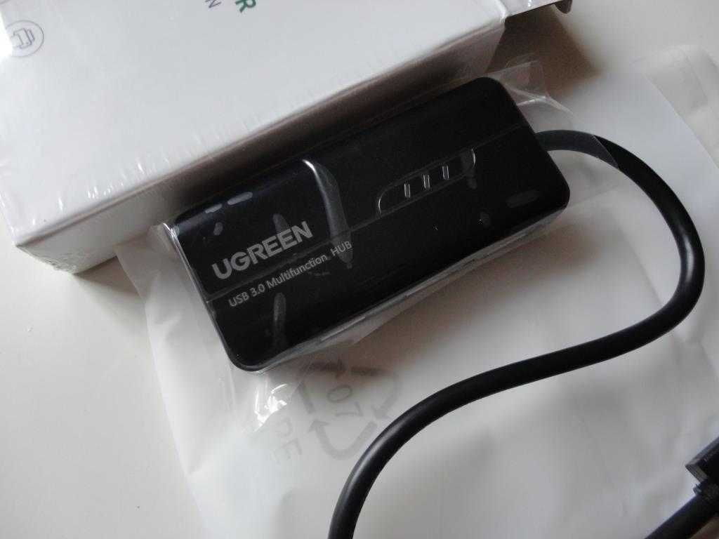 Hub Ugreen USB 3.0 para rede Ethernet 10/100/1000 (RJ45)