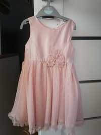 Różowa sukienka.