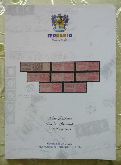Каталог філателістичний Ferrario, Італія