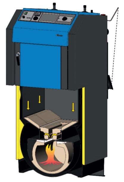 ATMOS DC50GSX 50kW kocioł piec zgazujący drewno zgazowanie drewna