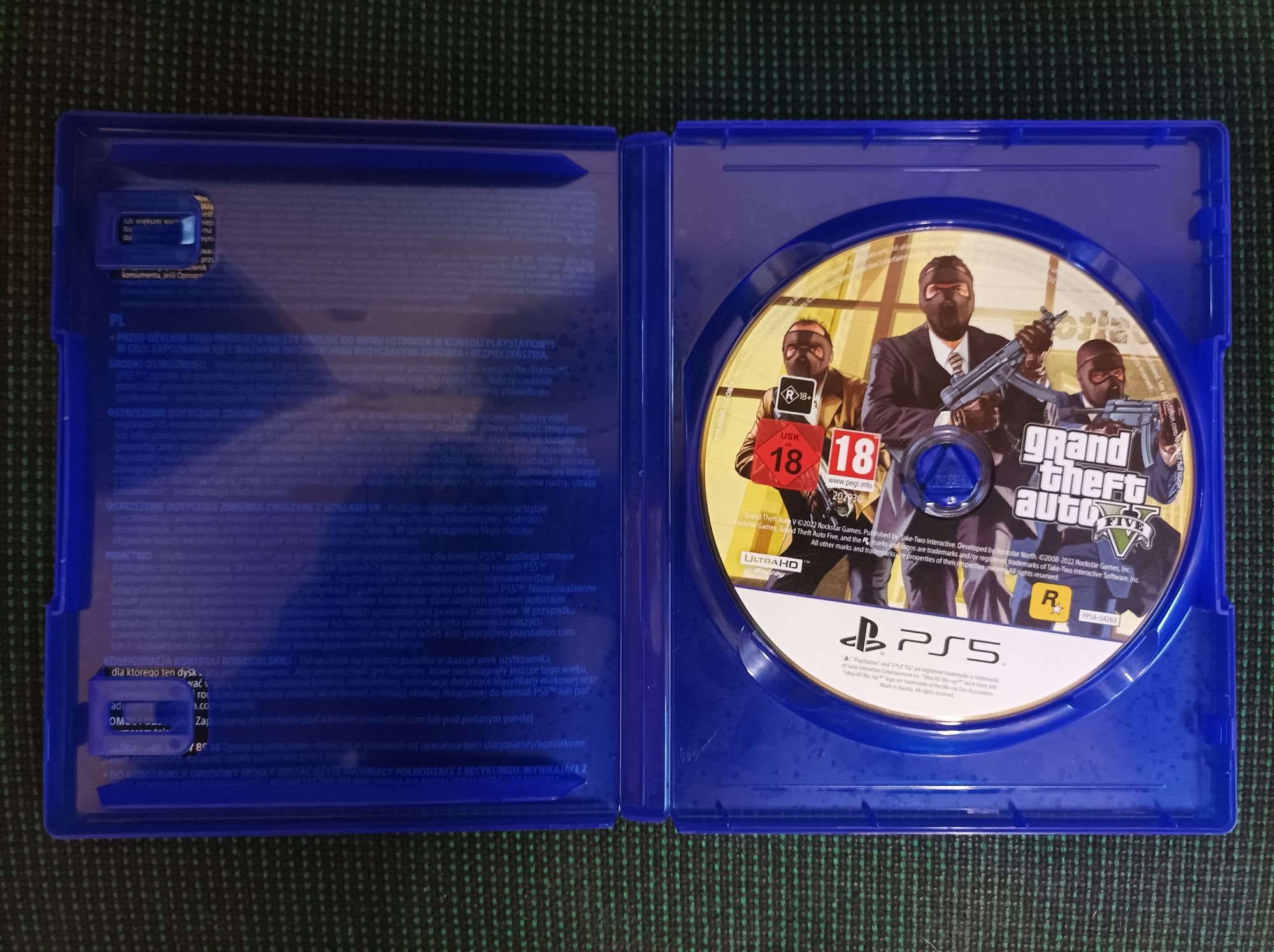 Gra gta v grand theft auto 5 ps5 pl