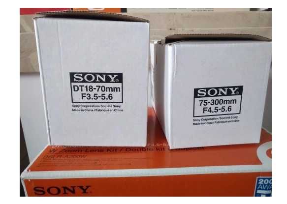 Lustrzanka Sony - Alfa 200 +2 obiektywy +futerał