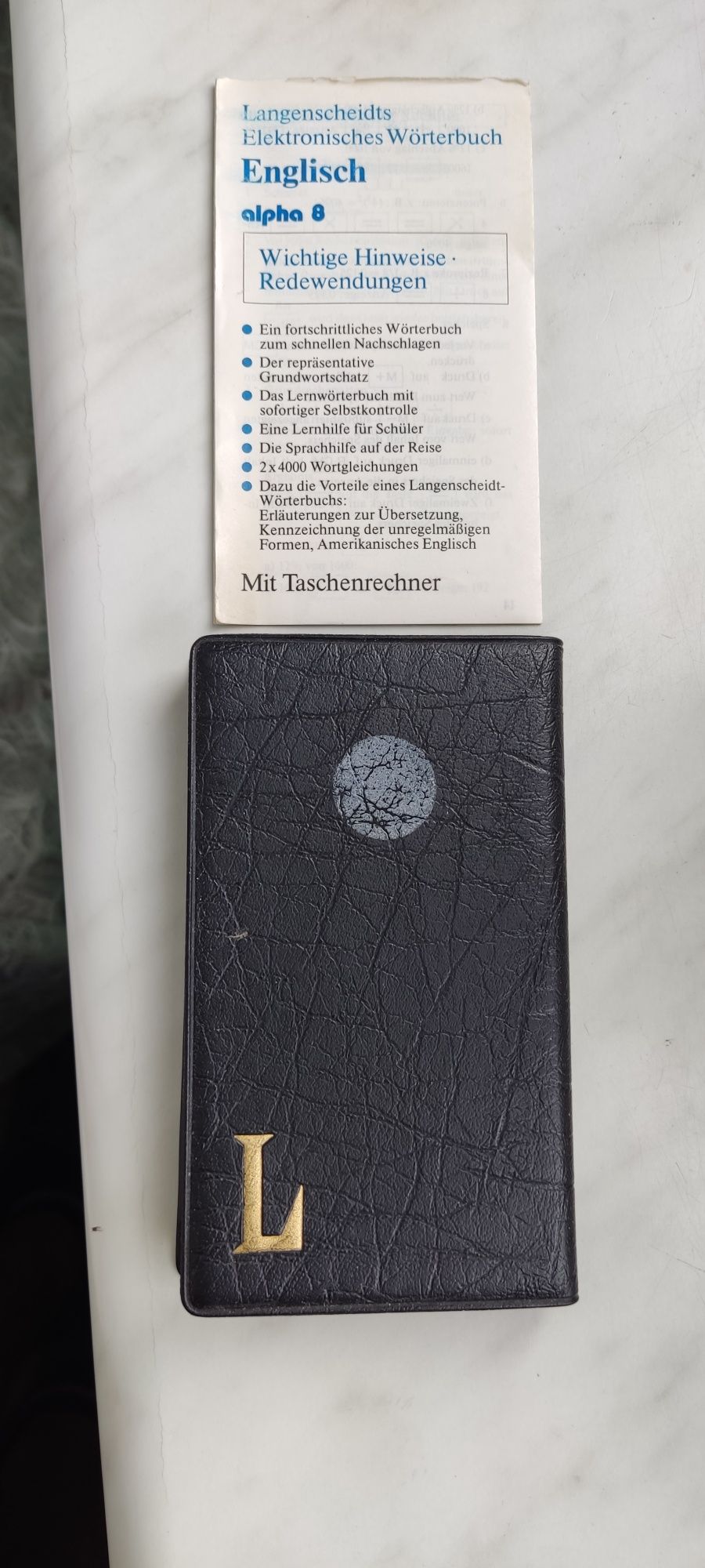 Vintage kalkulator - tłumacz ALPHA 8 1983 rok