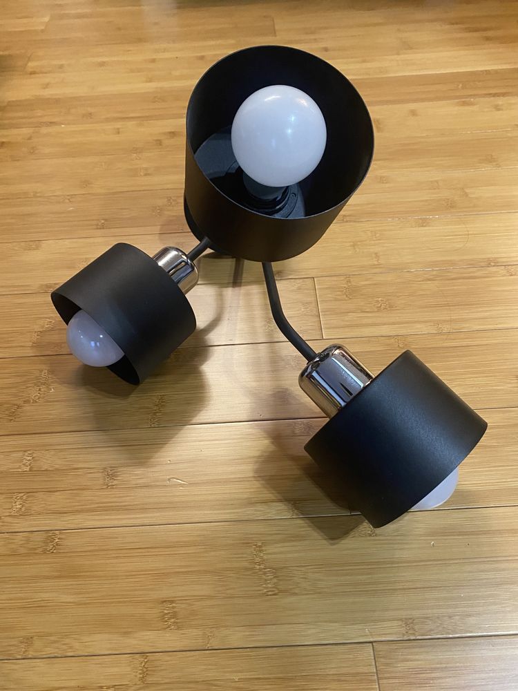 Lampa sufitowa, ścienna i biurkowa loft edison nowoczesna. Komplet