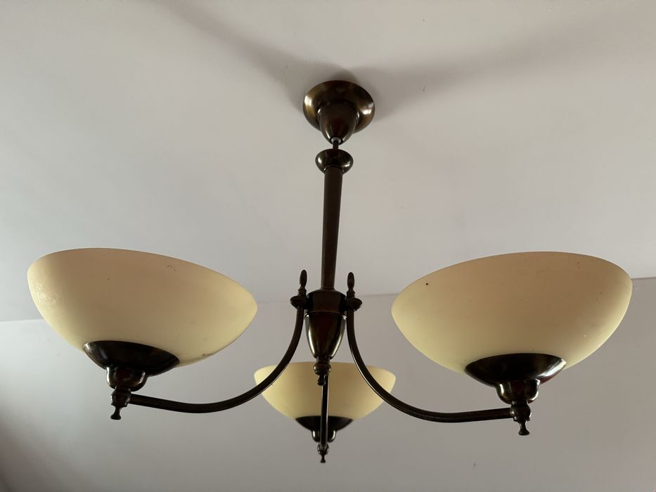 Żyrandol z mosiądzu lampa wisząca