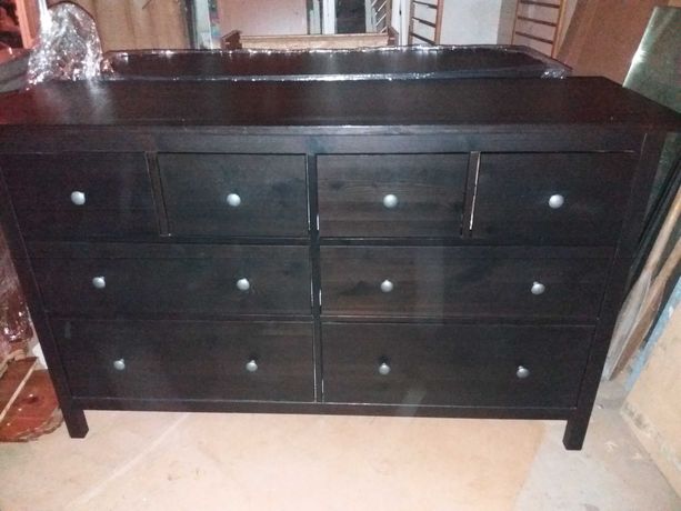 IKEA Hemnes komoda ,8 szuflad,ciemny brąz,160x96x50cm -dostawa gr
