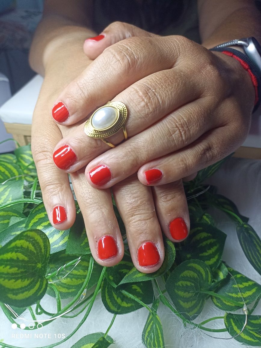 Unhas de gel verniz gel
