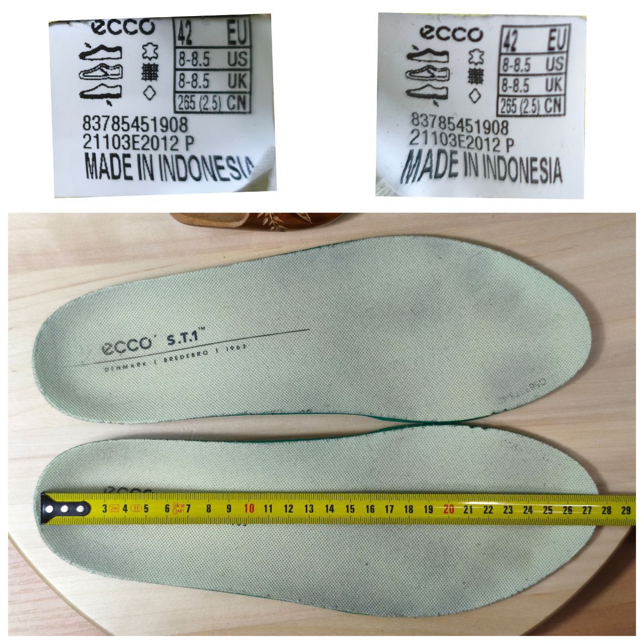 Buty r.42 Ecco ST.1 Multicolor skórzane uniseks